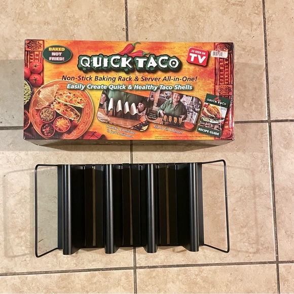 Quick Taco Non-Stick Baking Rack &Server All-in-One - Picture 5 of 7